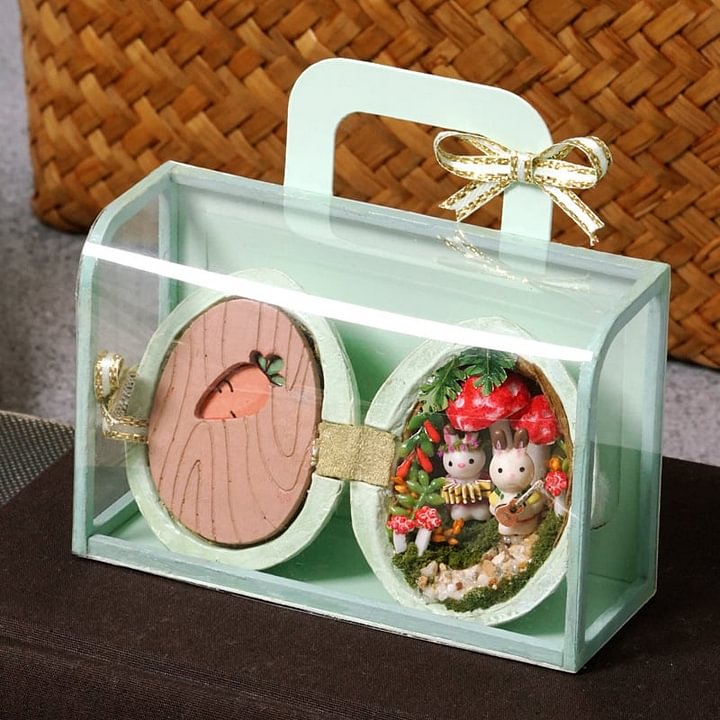 50% OFF | BirchBloom - Handmade Walnut Shell Dollhouse [Last Day Sale]