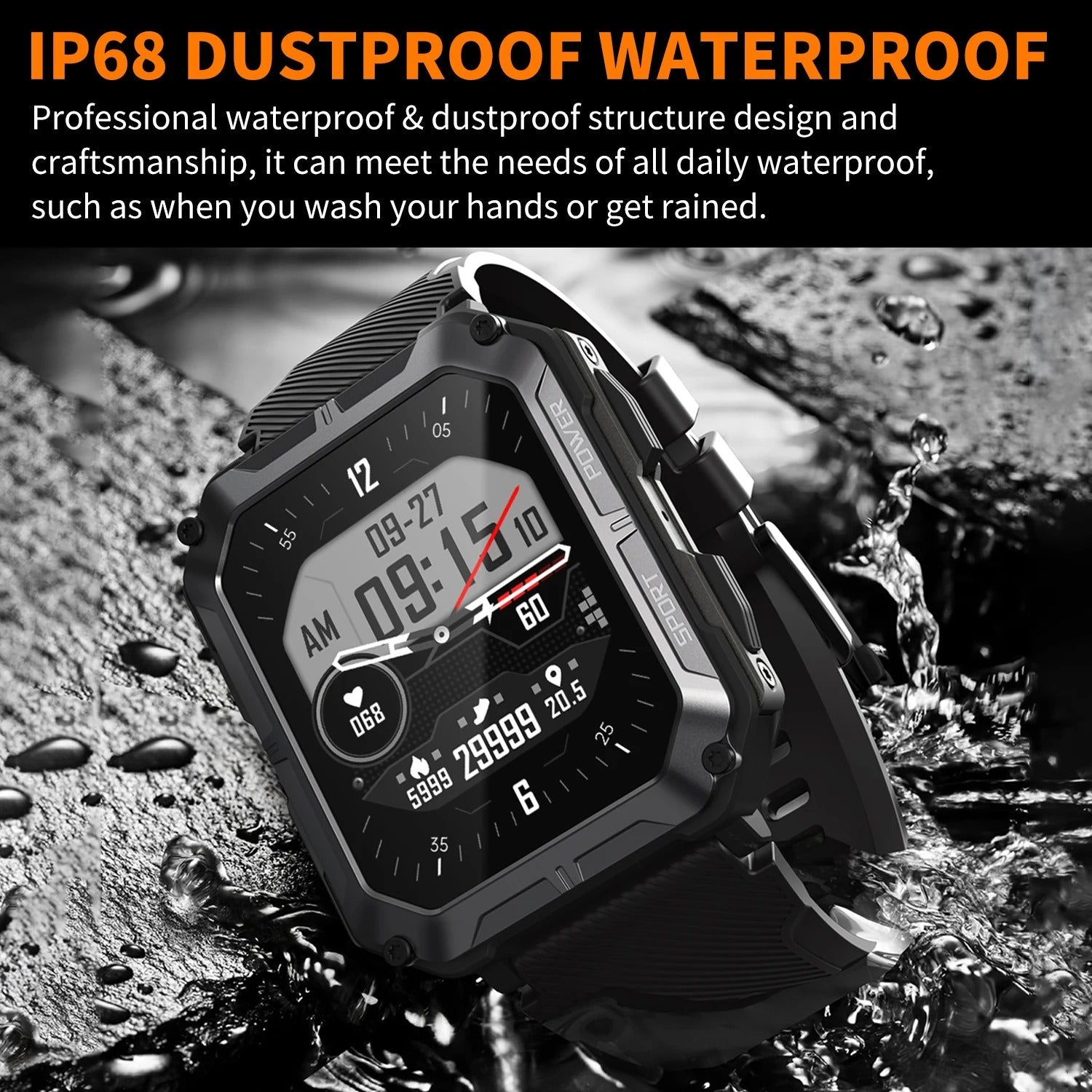 Robuuste Galaxy-geïnspireerde smartwatch voor actieve levensstijlen