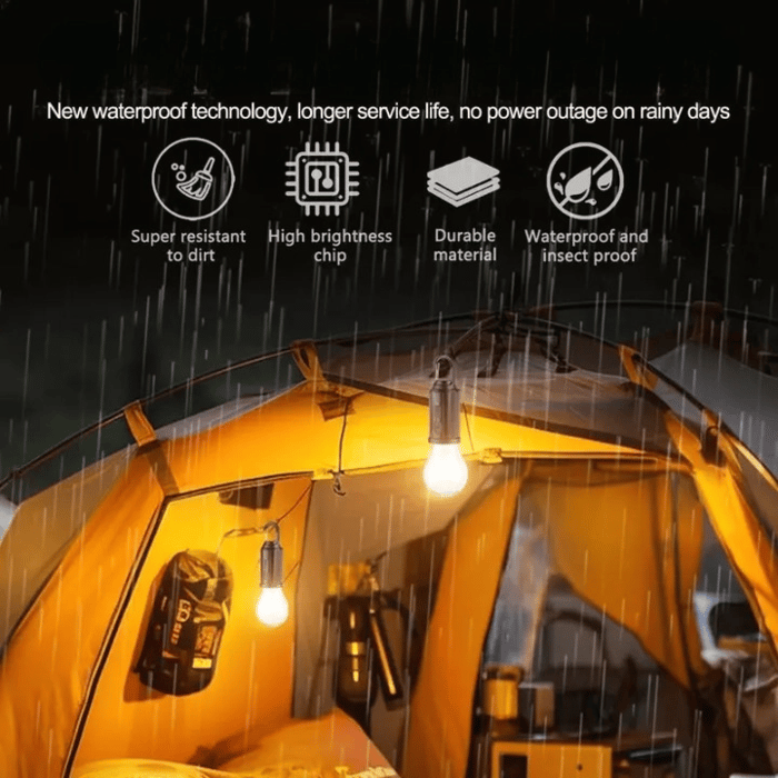 SolariLite - Compact LED camping lamp with solar charging