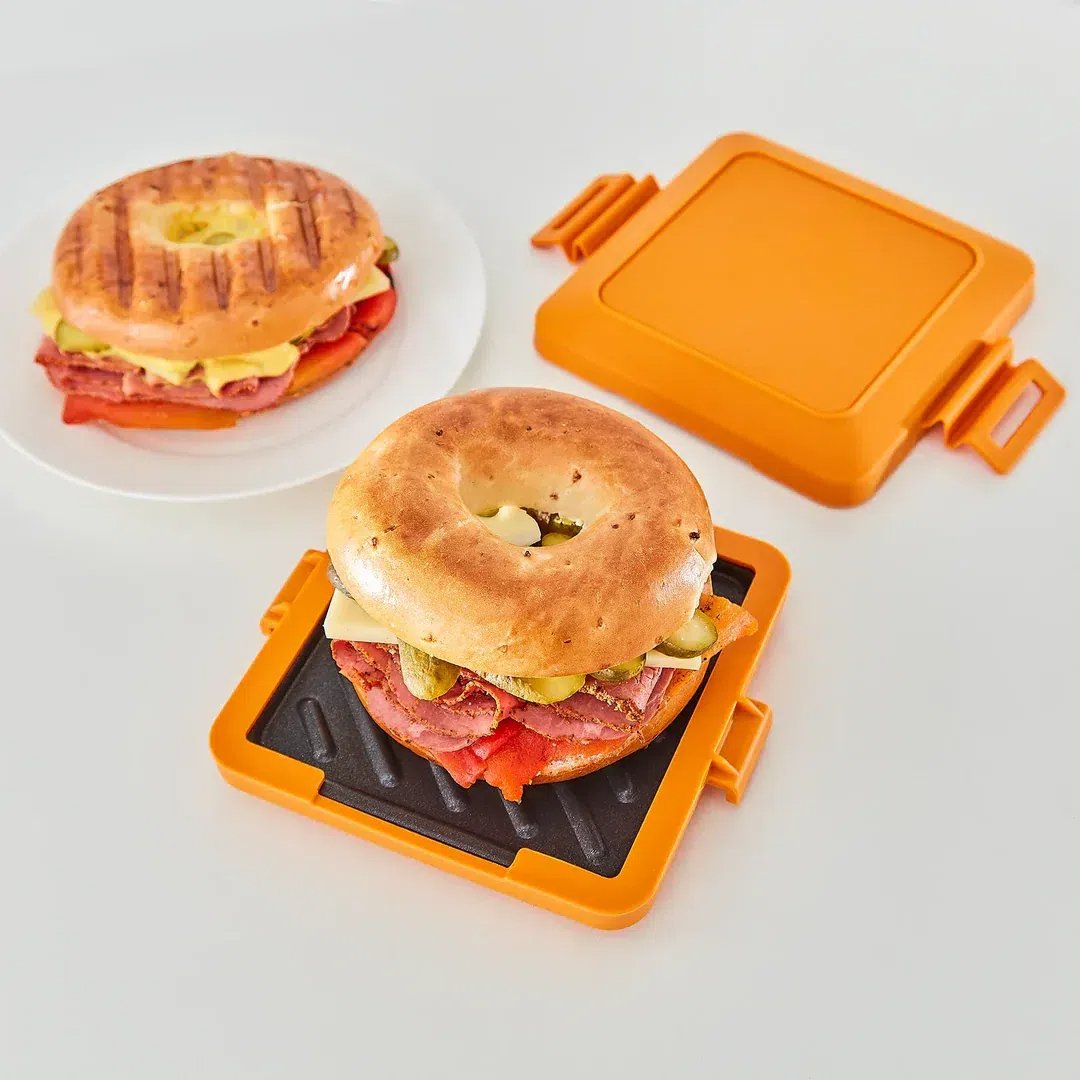 Compact magnetron tosti- en sandwichmaker voor snelle snacks
