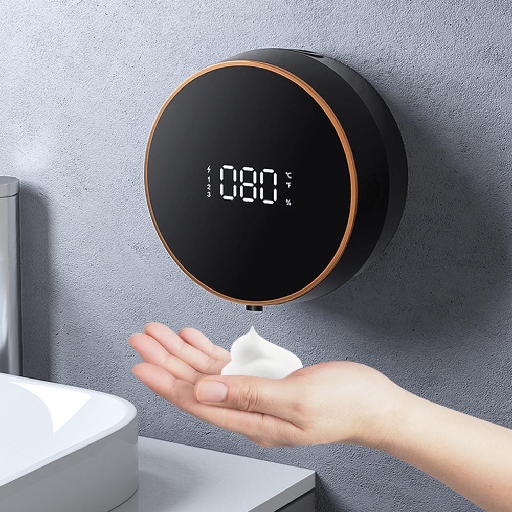 Strakke automatische zeepdispenser voor moderne badkamer of keuken