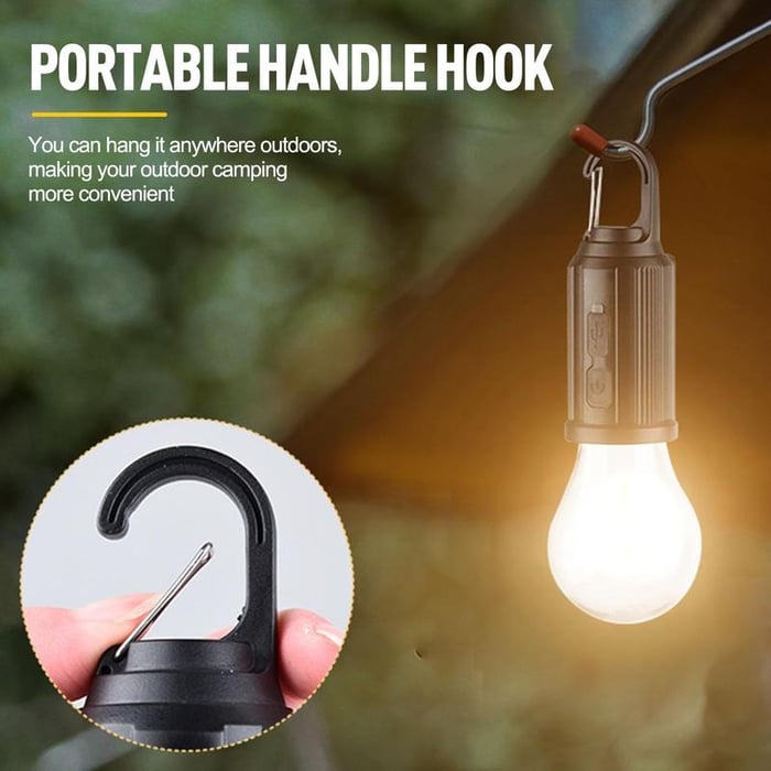 SolariLite - Compact LED camping lamp with solar charging
