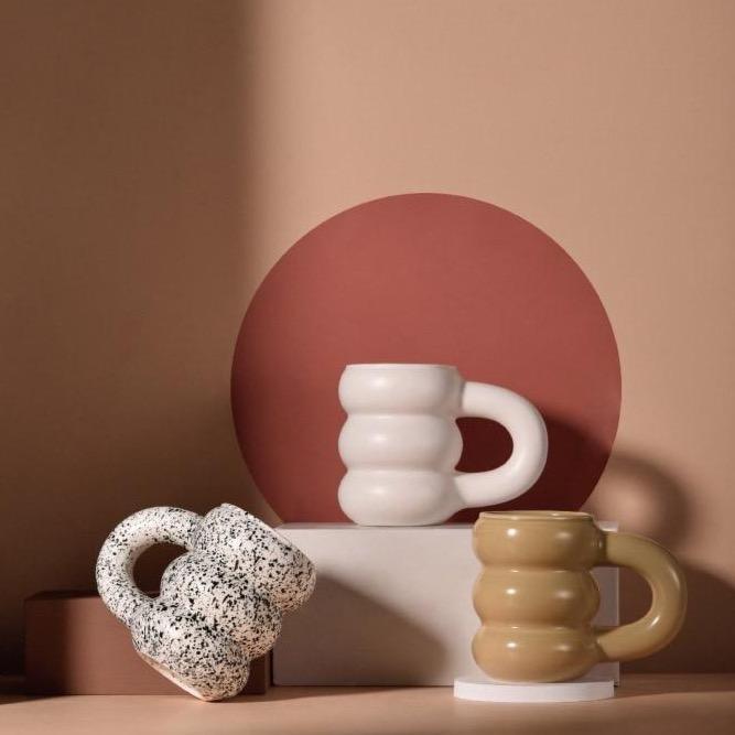 Elegante keramische koffiemok