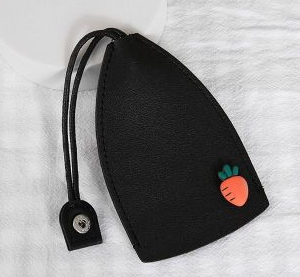 Strakke Leren Sleutelhanger Organizer Hoes