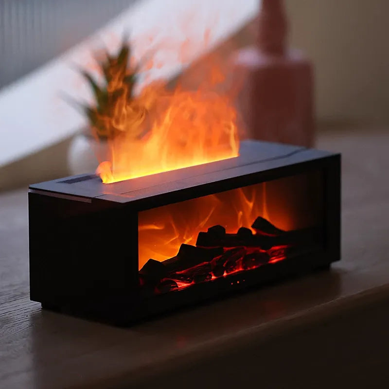 CalmGlow - Feel the warmth and tranquility of a glowing fireplace diffuser [Last day sale]