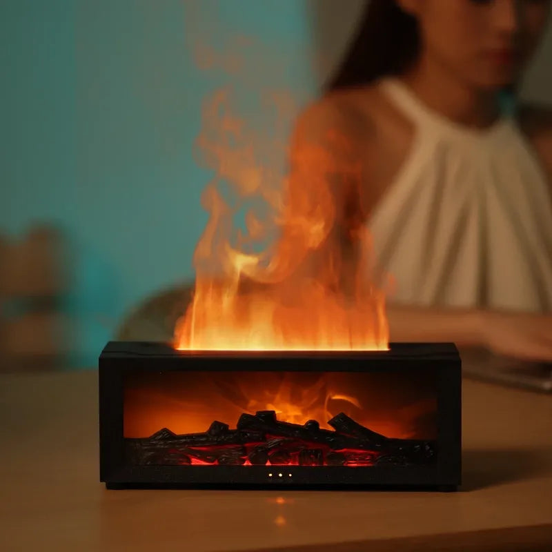 CalmGlow - Feel the warmth and tranquility of a glowing fireplace diffuser [Last day sale]
