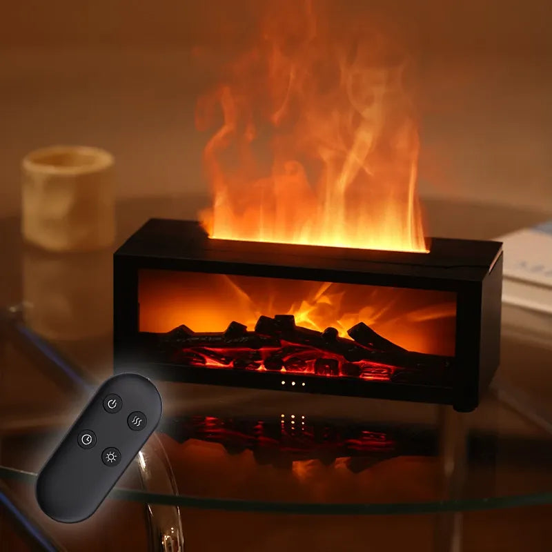 CalmGlow - Feel the warmth and tranquility of a glowing fireplace diffuser [Last day sale]