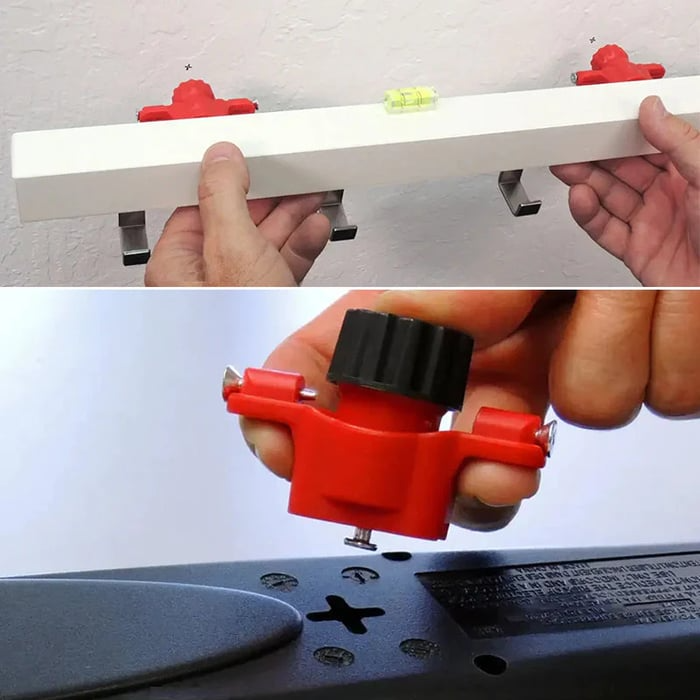 EasyAlign - Screwless Wall Hole Finder with Spirit Level [Last Day Sale]