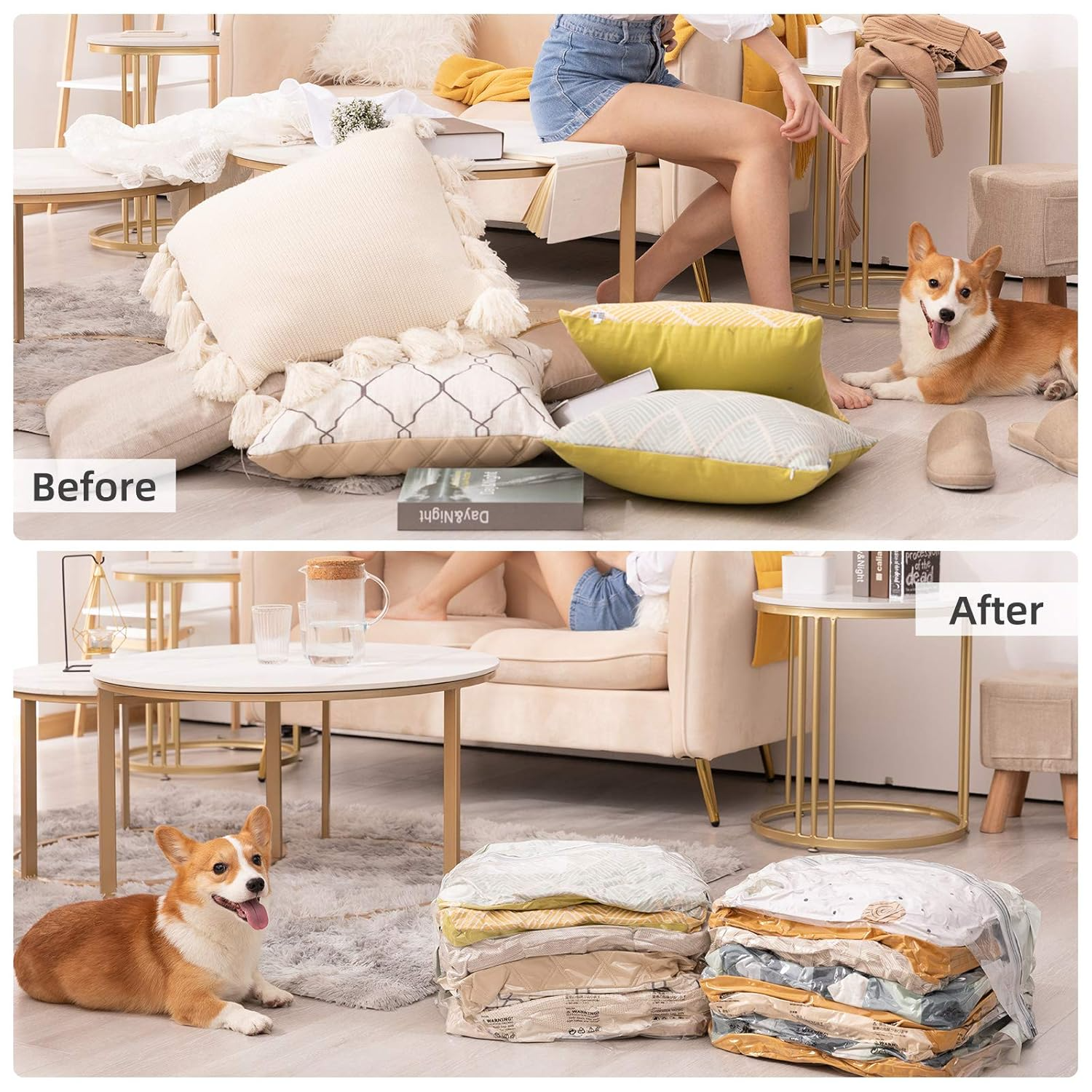 CompactSeal - Non-pumping compression bag