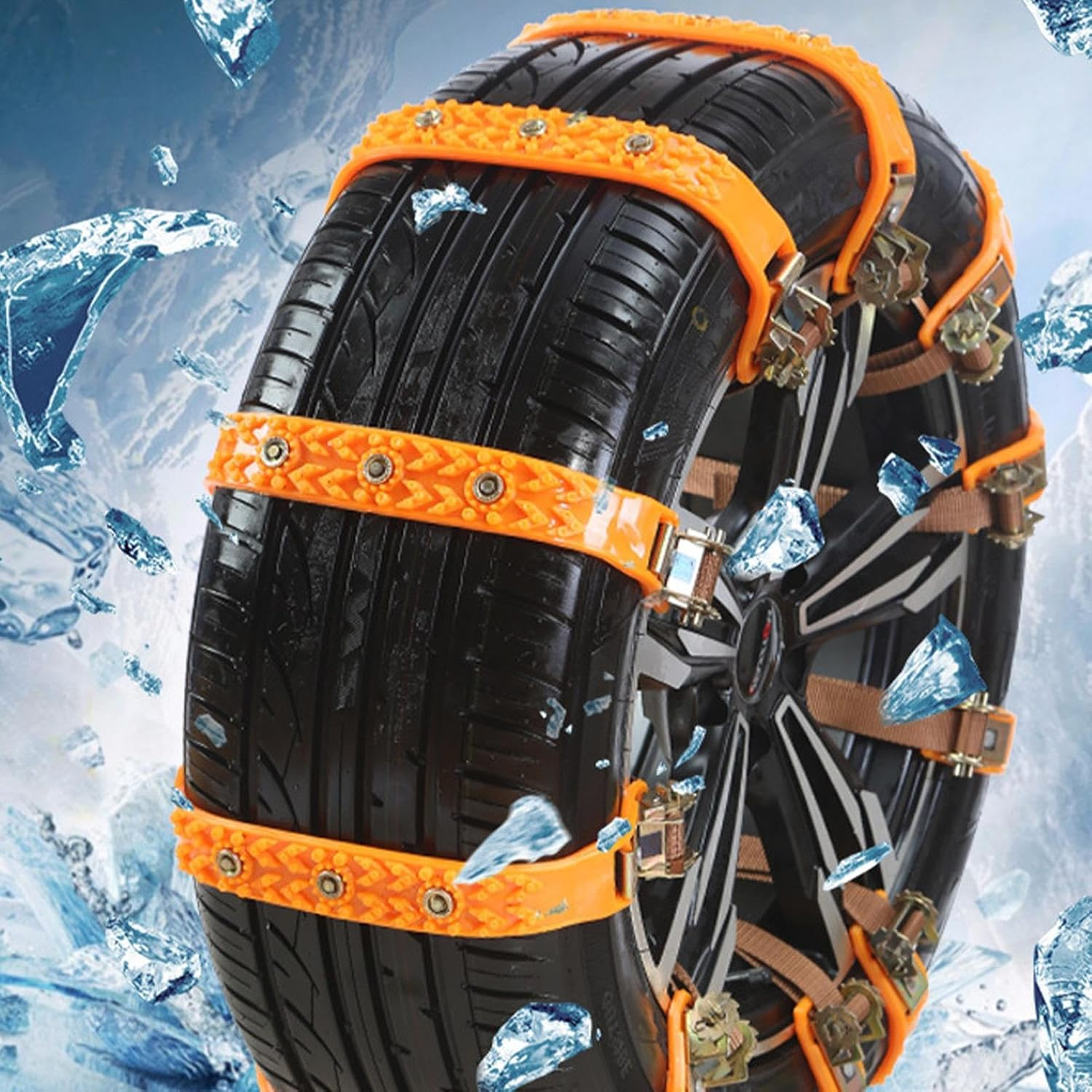 4+4 FREE | WinterForce - Anti-slip tire chain, ultimate safety for your car [Last day of the sale]