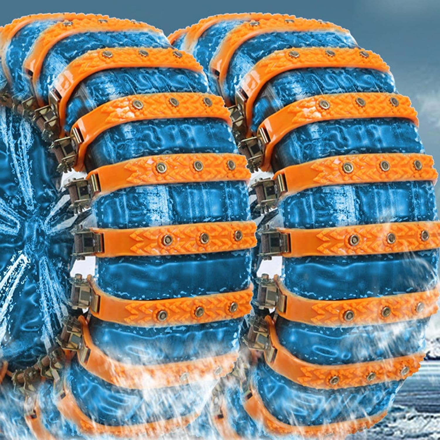 4+4 FREE | WinterForce - Anti-slip tire chain, ultimate safety for your car [Last day of the sale]