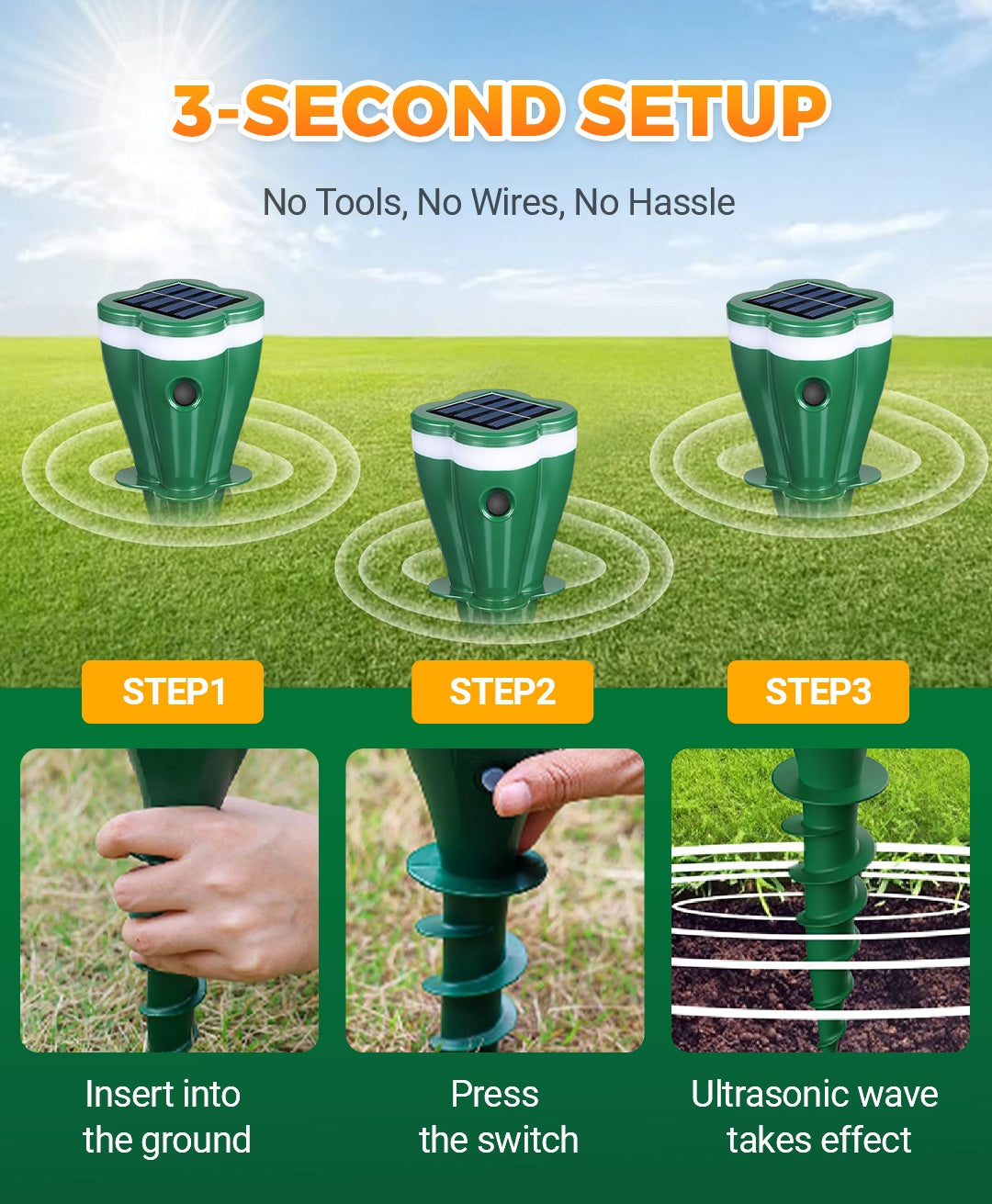 Buy one and get one free | VibraGreen - Peace and quiet for your garden