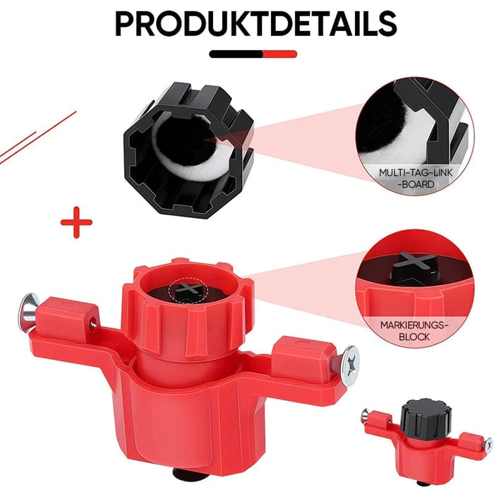 EasyAlign - Screwless Wall Hole Finder with Spirit Level [Last Day Sale]