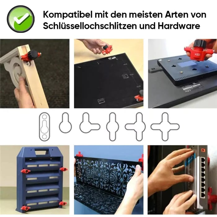EasyAlign - Screwless Wall Hole Finder with Spirit Level [Last Day Sale]