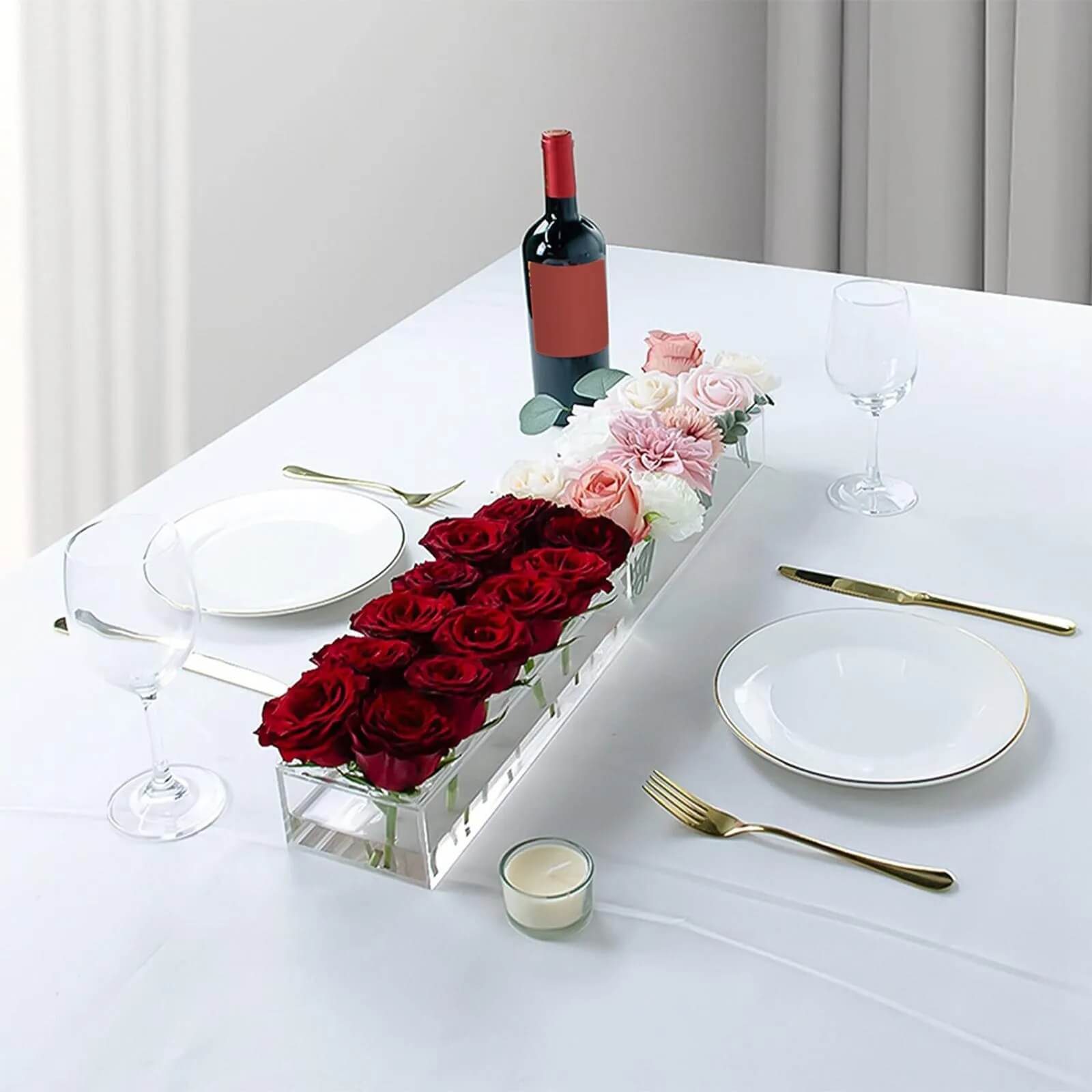 RectaVase™ - Rectangular acrylic flower vase [Last day sale]
