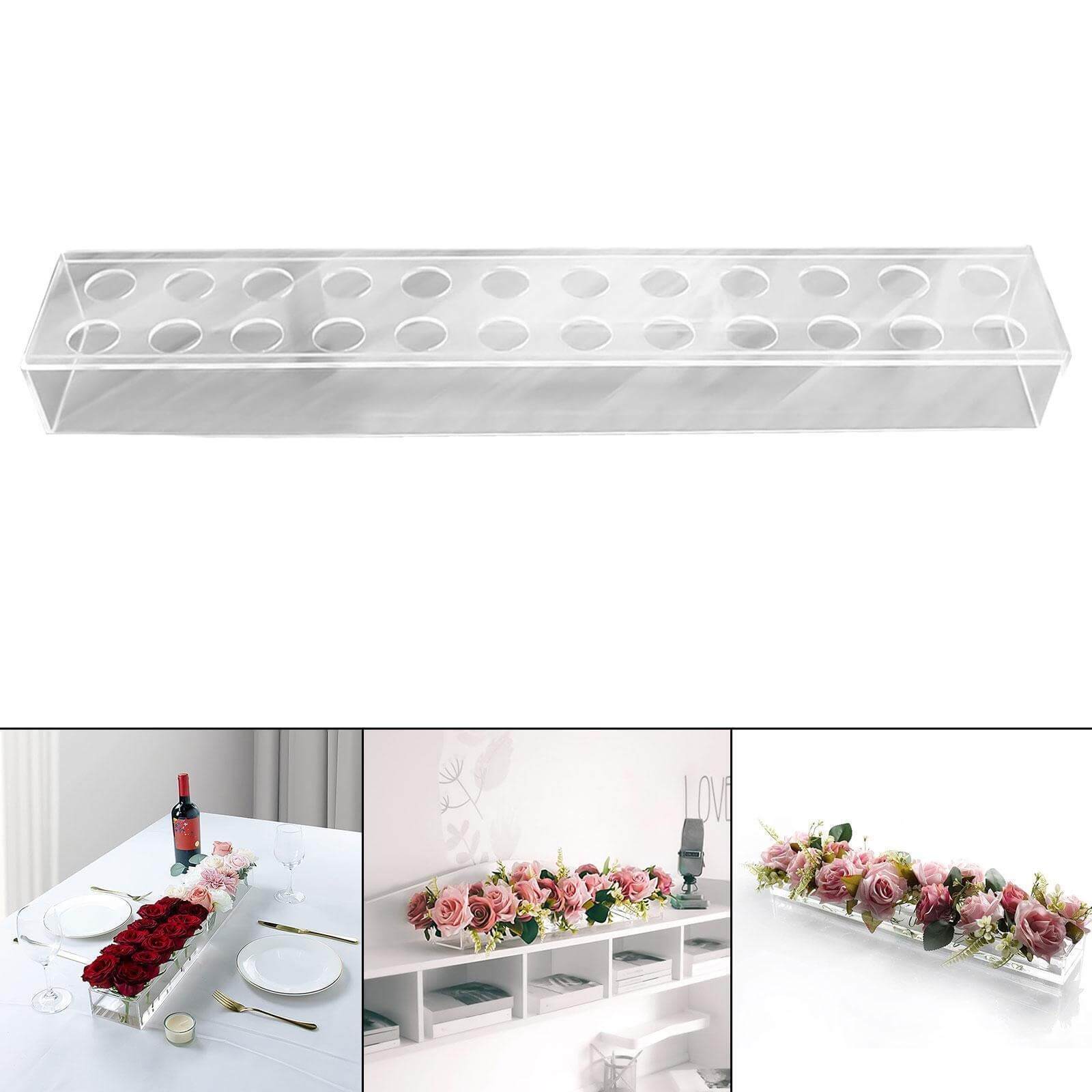 RectaVase™ - Rectangular acrylic flower vase [Last day sale]