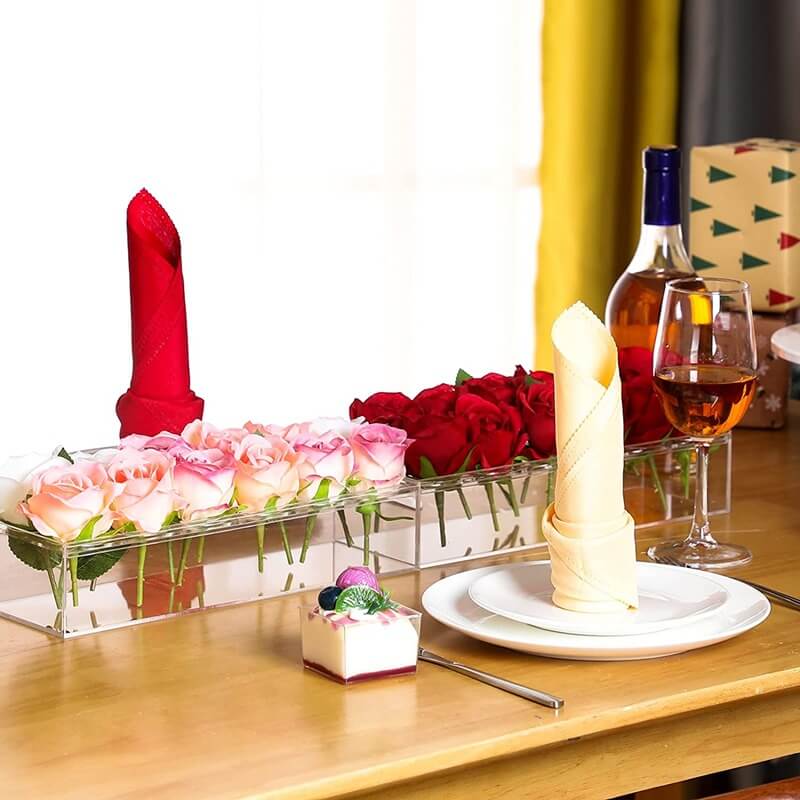 RectaVase™ - Rectangular acrylic flower vase [Last day sale]