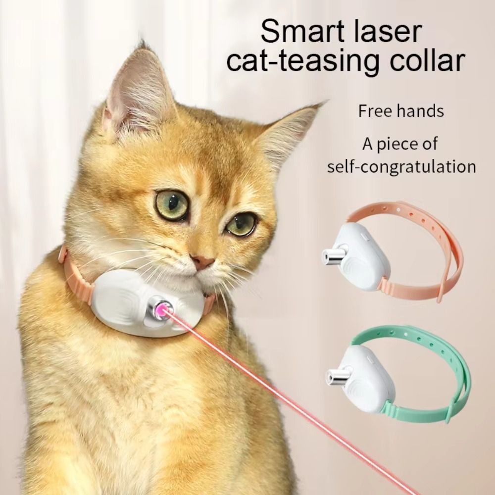 FurryFlash - Cat Collar Laser Light Toy - Endless fun for your cat