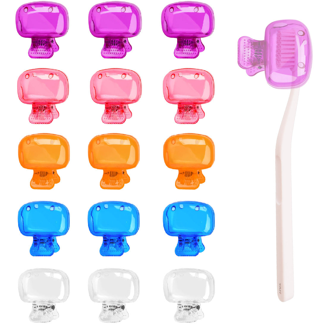 BrushBuddy - Your toothbrush. Safe. Clean. Everywhere (set of 15)