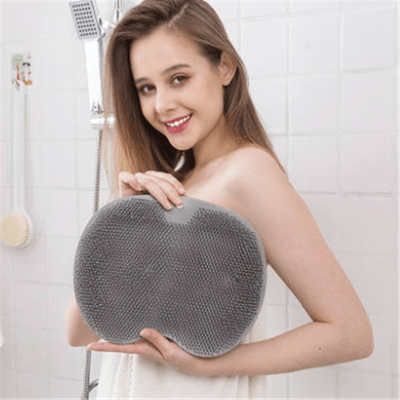 Dubbeltextuur exfoliërende voet- en rugdouche-scrubpad
