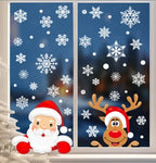 Feestelijke raamstickers geschikt voor woonkamer en etalage