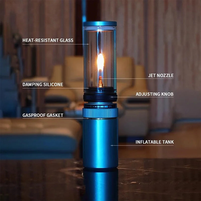 BlazeGlow - Stylish flame lamp for travel