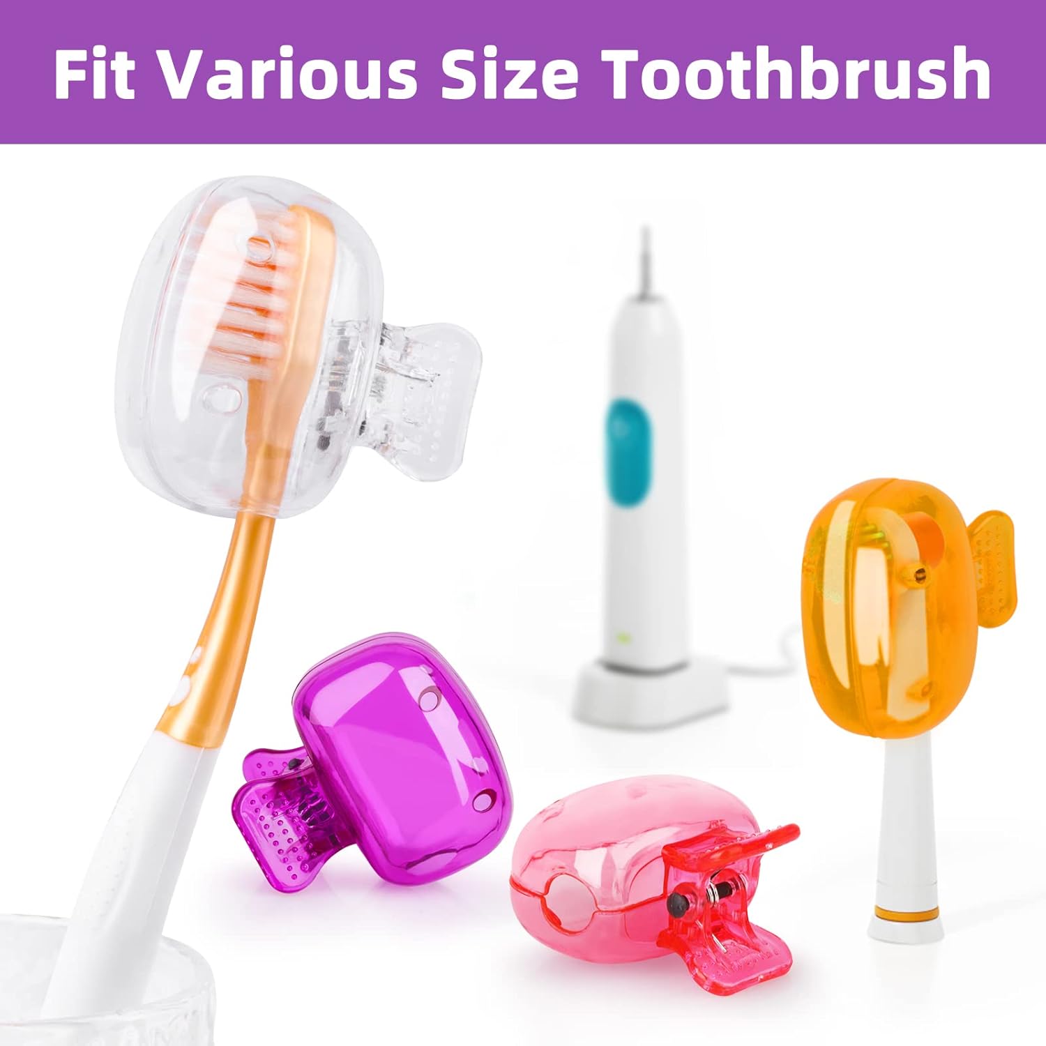 BrushBuddy - Your toothbrush. Safe. Clean. Everywhere (set of 15)