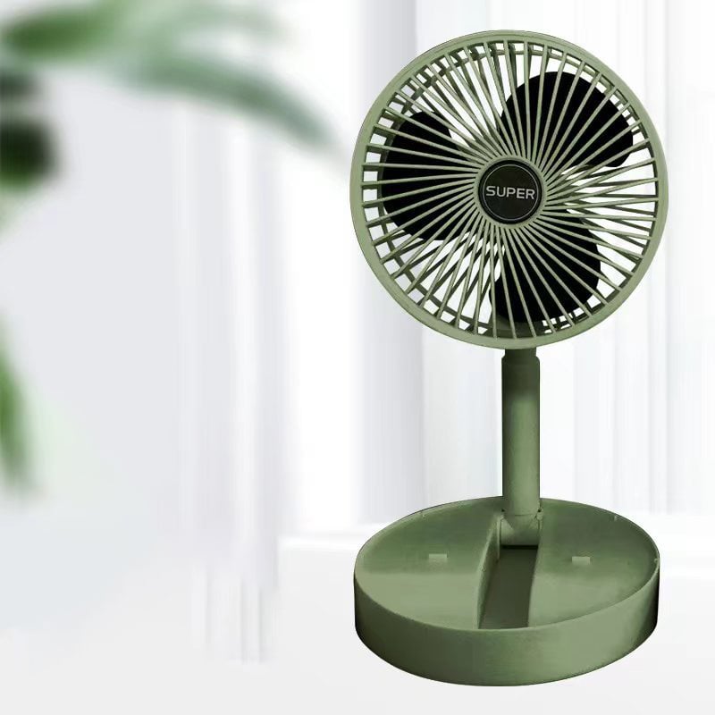 PowerBreeze - Telescopic, Rechargeable Folding Fan [Last Day Sale]