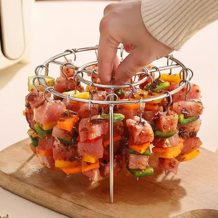 Verticale Airfryer Barbecue Kebabs Grillrek