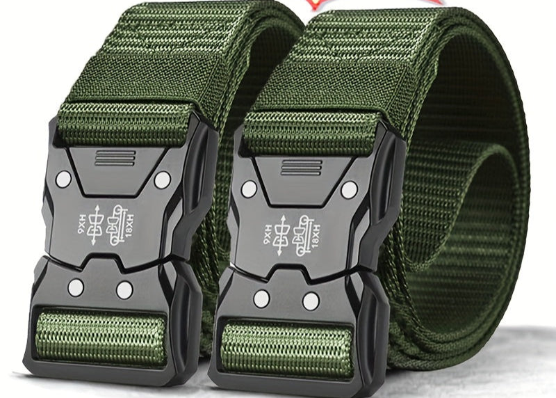 Duurzame Unisex Tactische Nylon Riem voor Buiten- en Dagelijks Gebruik