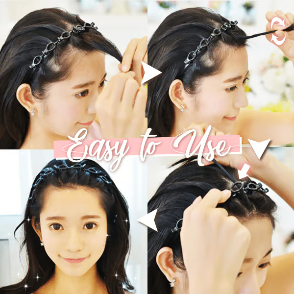 Stijlvolle Dubbele Pony Haarstylingsclip voor Makkelijke Looks