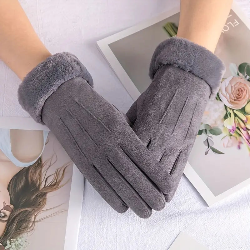PlushPalm - Velvet Gloves with Thickening [Last Day Sale]