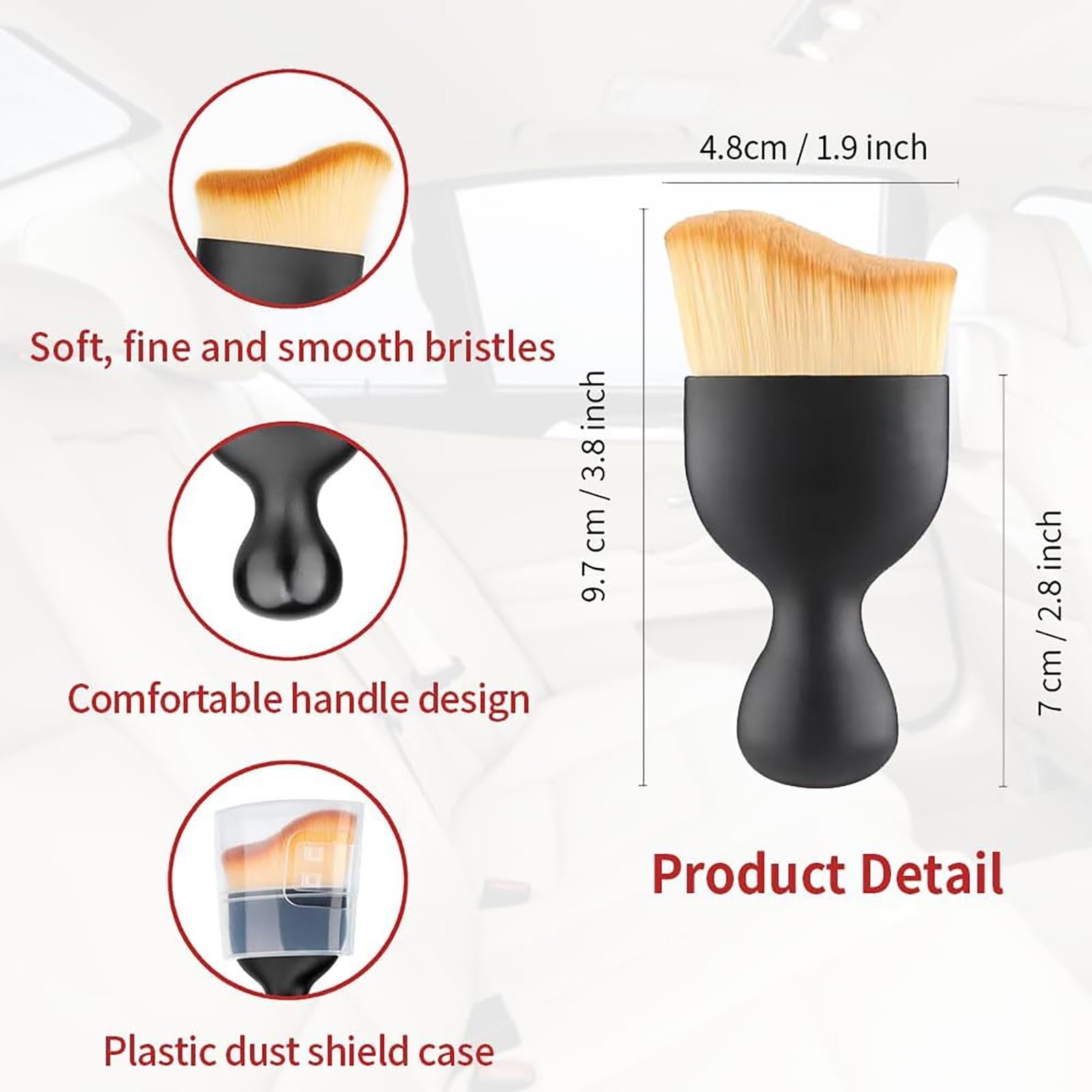 Buy 1+1 FREE GapBrush™ - Ultra-soft interior brush for fabric [Last day sale] 