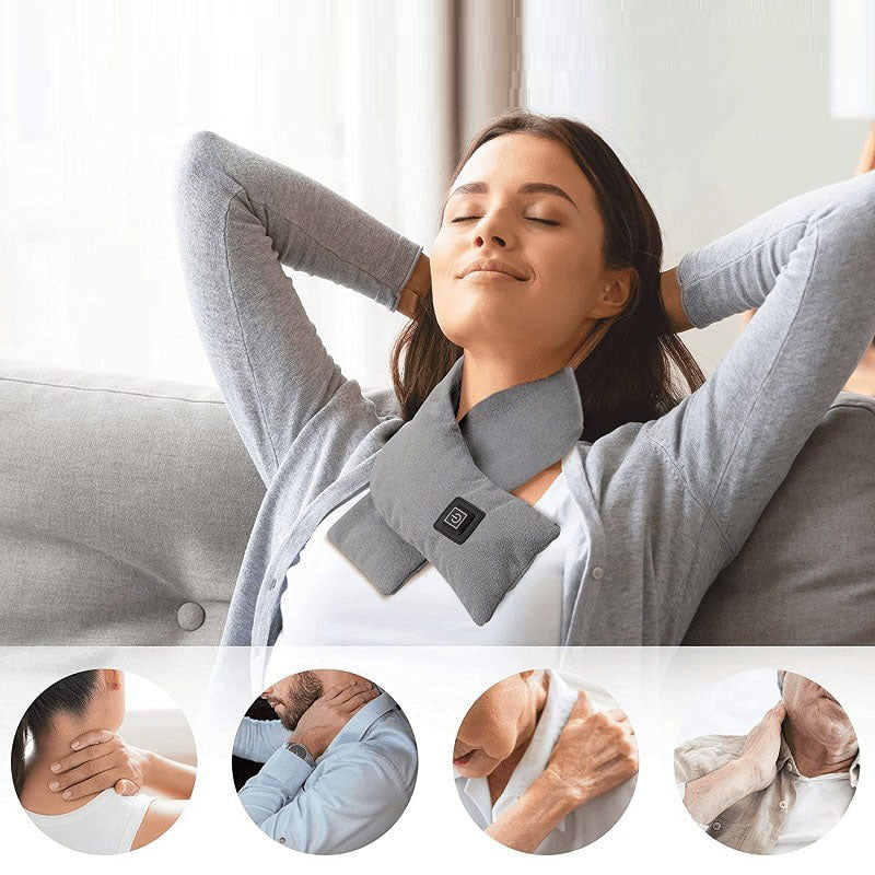 HeatScarf - Soft, long-lasting warmth with the heated scarf [Last day discount] 