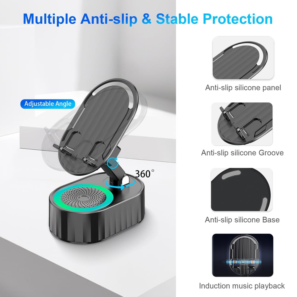 InnovaStand – The smart all-in-one mobile phone holder with speaker