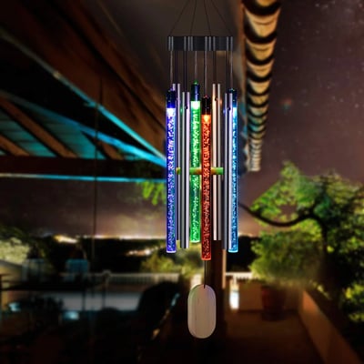 GlowChime - Soothing light &amp; sound for your outdoor space