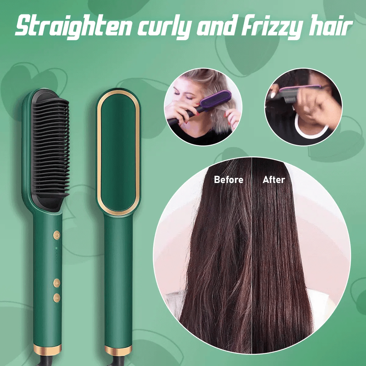 GlamStraight - Hair Straightener [Last Day Sale]