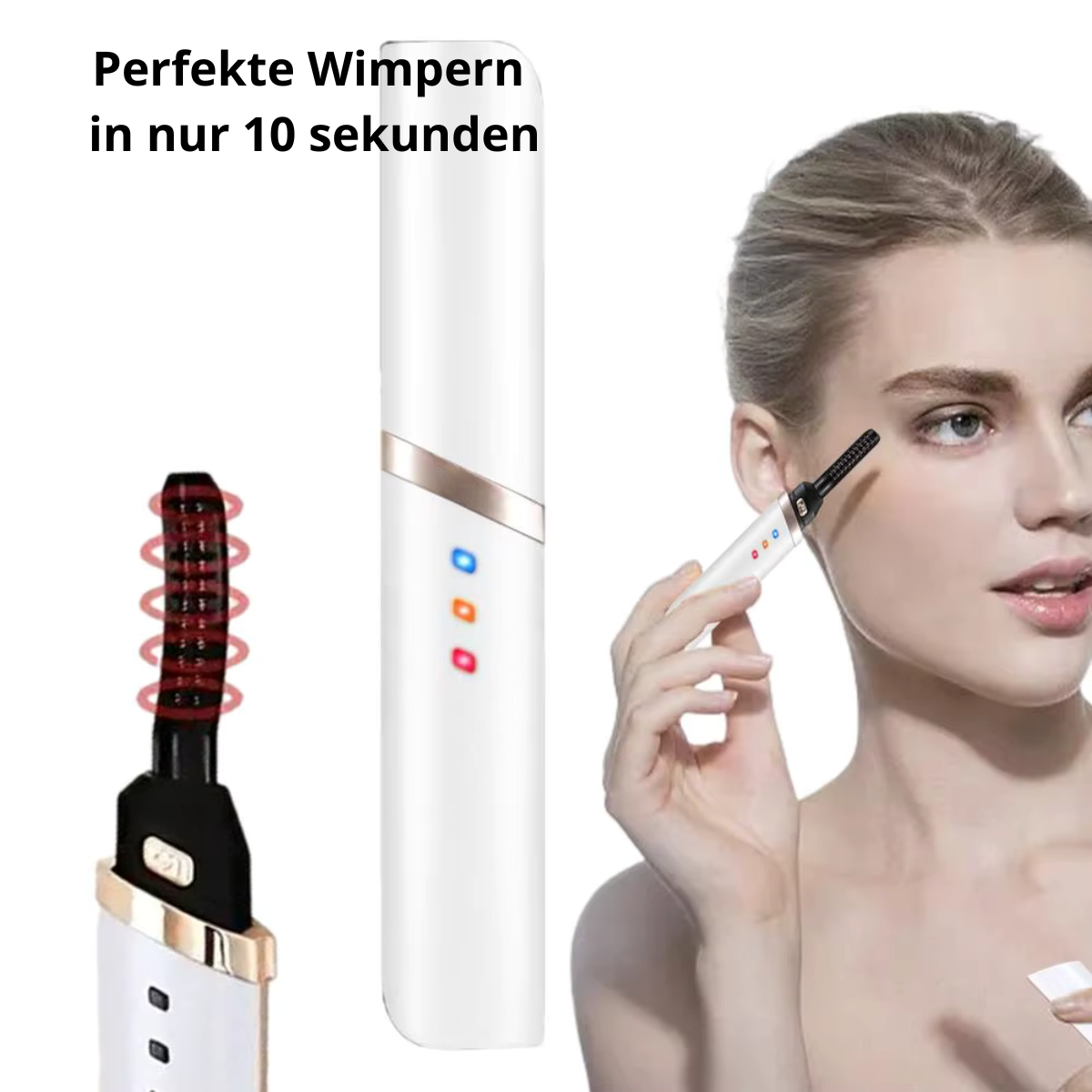Quick-Glow Wimperkruller voor moeiteloze, langdurige krul