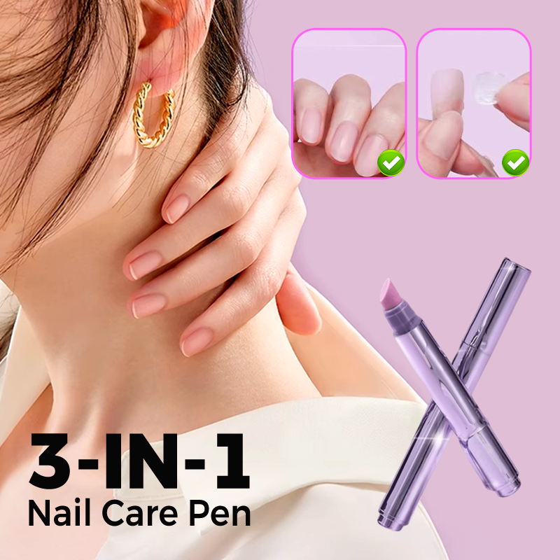 3-in-1 Nagelverzorgingsstick voor Gladde, Gezonde Nagels