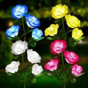 RoseGlow - Romantic garden lighting without electricity