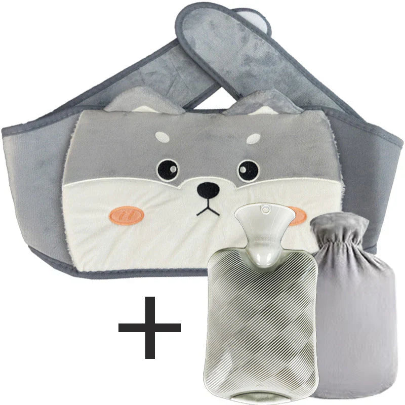 50% OFF | WarmCush - Refillable Plush Hot Water Bottle with Hip Padding [Last Day Sale]