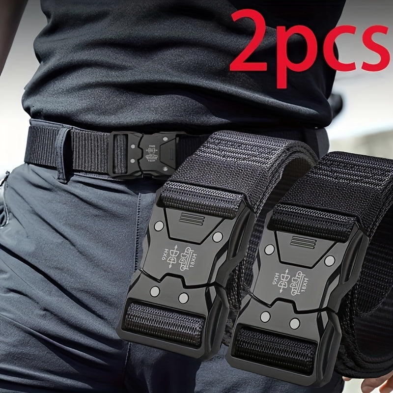 Duurzame Unisex Tactische Nylon Riem voor Buiten- en Dagelijks Gebruik