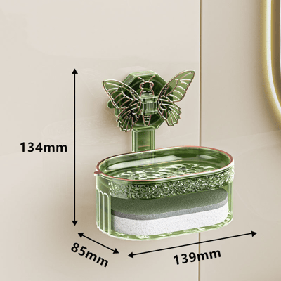 ButterFloat - Stylish butterfly soap dish for bathroom &amp; kitchen