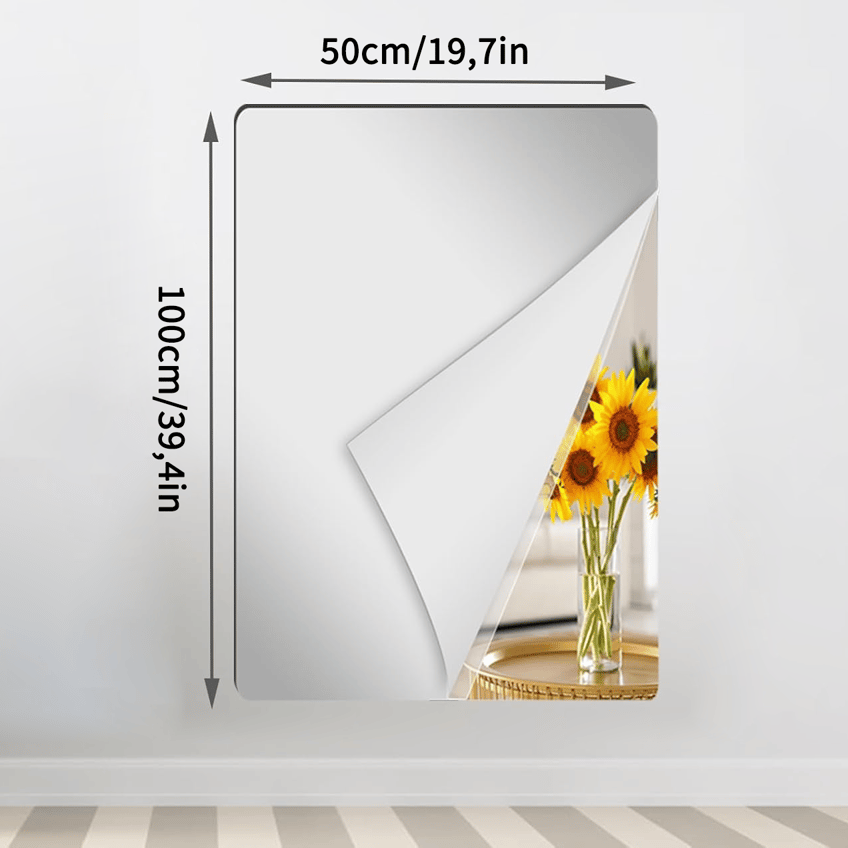 SafeReflect - The shatterproof, self-adhesive mirror film