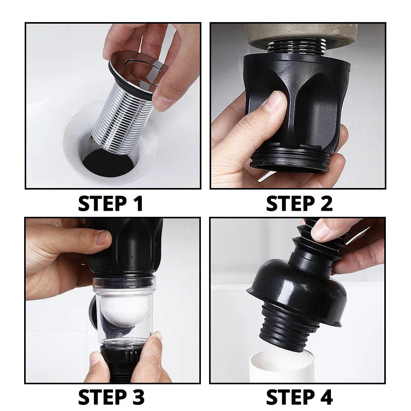 Buy One Get One Free | PipeGuard - Odor- and Clog-Resistant Drain Pipes for Bathroom Sinks [Last Day Sale]