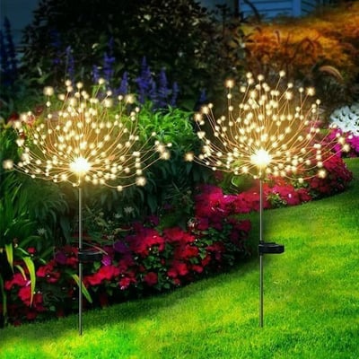 GlowBurst - solar-powered fireworks for your garden - completely without electricity
