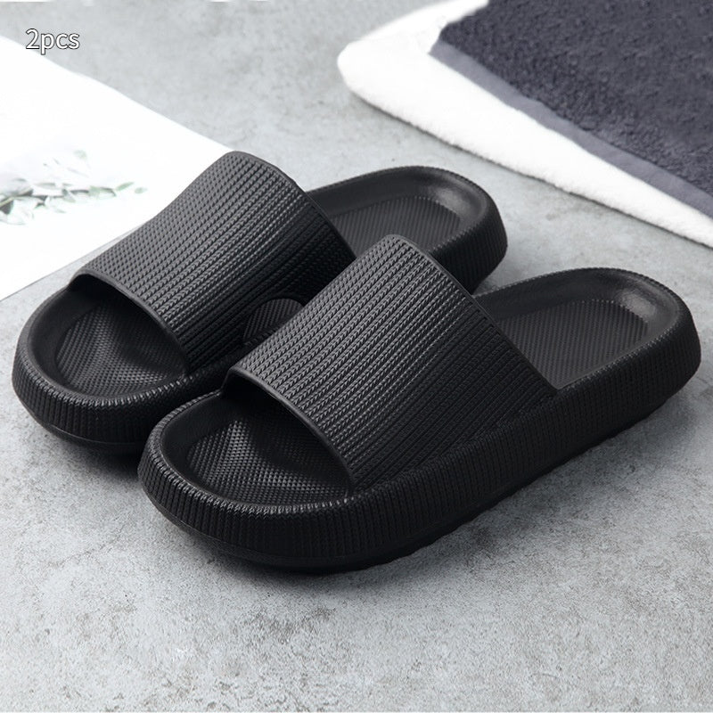 Comfortabele huisslippers met luchtig ontwerp en open teen