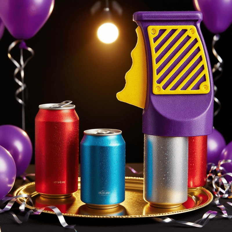 Easy Grip Blikopener voor één hand en drinkdeksel set