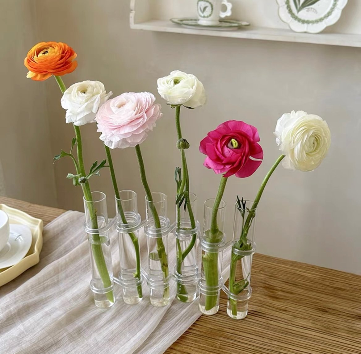 Elegante Scharnierende Keramische Bloemenvaas voor Interieurdecoratie
