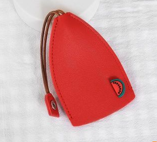 Strakke Leren Sleutelhanger Organizer Hoes